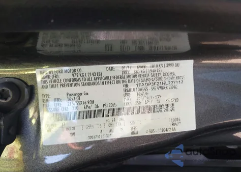 2017 Ford Focus Se from USA, damaged, VIN 1FADP3F21HL227012